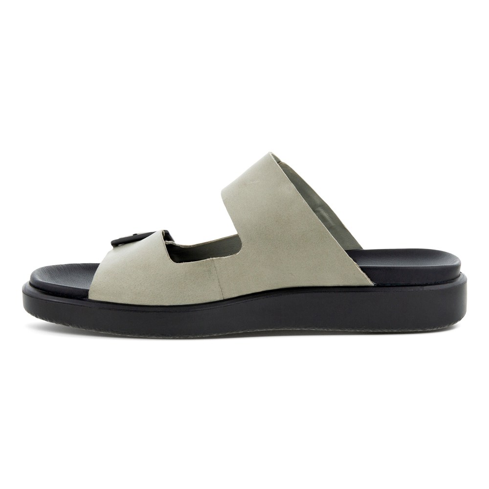 ECCO Mens Slides Grey - Flowt Lx - KWO-769352